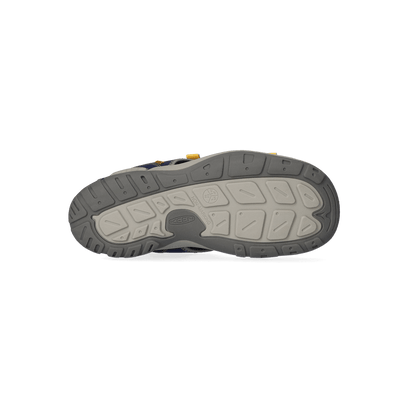 Knotch Creek Older Kids' Open-Toe Sandalen Blue Depths/Keen Yellow