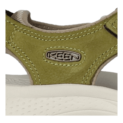 Astoria West T-Strap Dames Wandelsandalen Olive Drab Leather