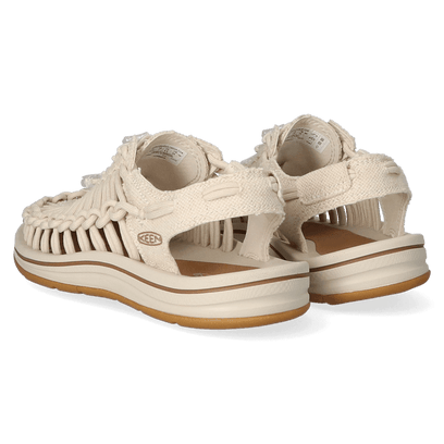 Uneek Dames Sandalen Natural Canvas/Birch