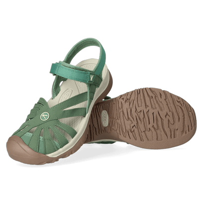 Rose Dames Sandalen Dark Ivy/Butterfly