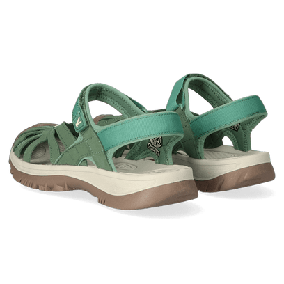 Rose Dames Sandalen Dark Ivy/Butterfly