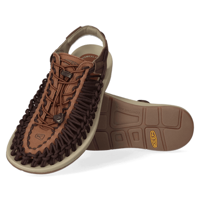 Uneek Heren Sandalen Coffee Bean/Bison