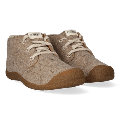 Mosey Dames Chukka Boots Taupe Felt/Birch