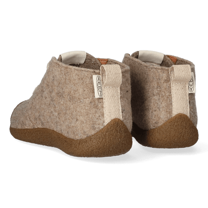 Mosey Dames Chukka Boots Taupe Felt/Birch