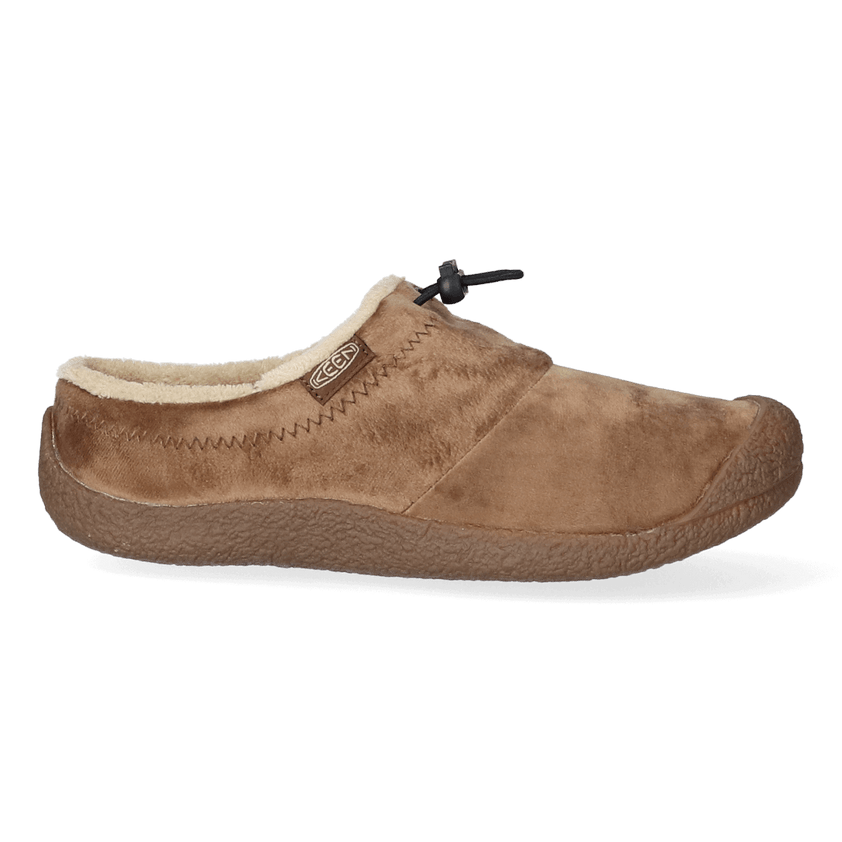 Howser III Slide Dames Slip-On Dark Earth Velour