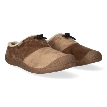 Howser III Slide Dames Slip-On Dark Earth Velour