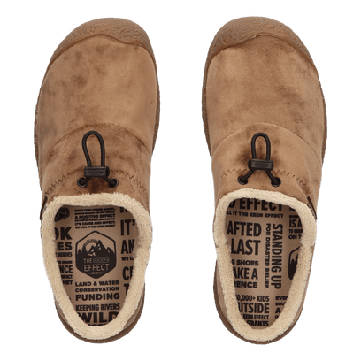 Howser III Slide Dames Slip-On Dark Earth Velour