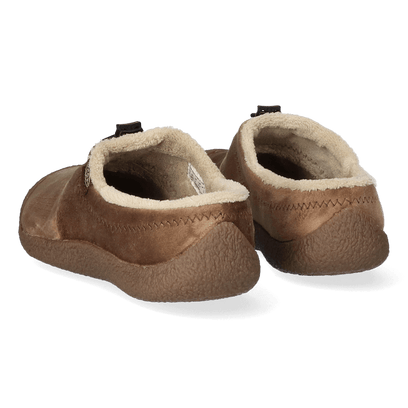 Howser III Slide Dames Slip-On Dark Earth Velour