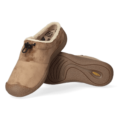 Howser III Slide Dames Slip-On Dark Earth Velour