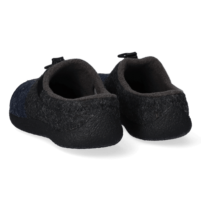 Howser III Slide Heren Slip-On Black Iris Felt/Magnet