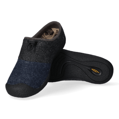 Howser III Slide Heren Slip-On Black Iris Felt/Magnet