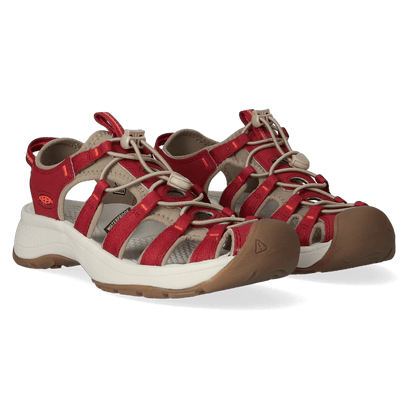 Astoria West Dames Wandelsandalen Merlot/Scarlet Ibis