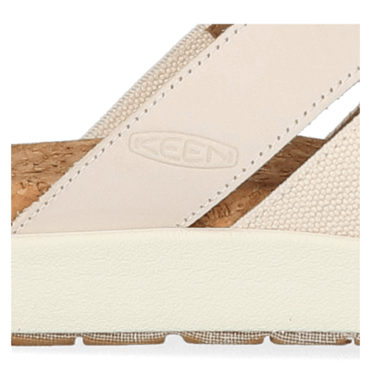 Elle Mixed Slide Dames Slippers Birch/Star White