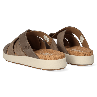 Elle Mixed Slide Dames Slippers Brindle/Birch