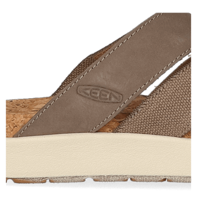 Elle Mixed Slide Dames Slippers Brindle/Birch