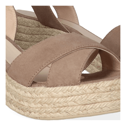 Kota-A Dames Espadrilles Taupe