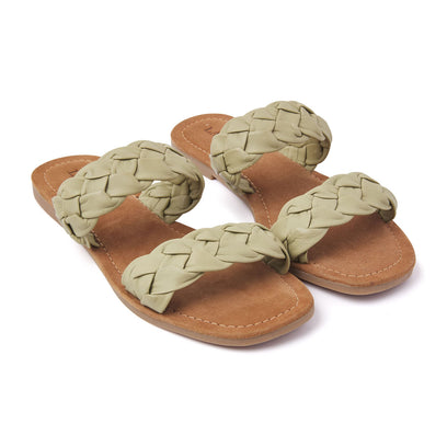 Dames Slippers 33.501 Green