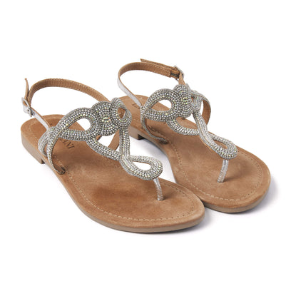 Dames Sandalen 33.510 Silver