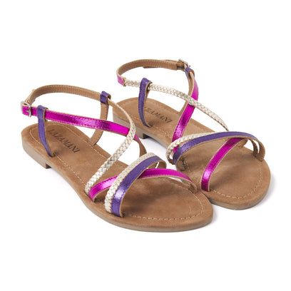 Dames Sandalen 33.524 Fuxia Multi