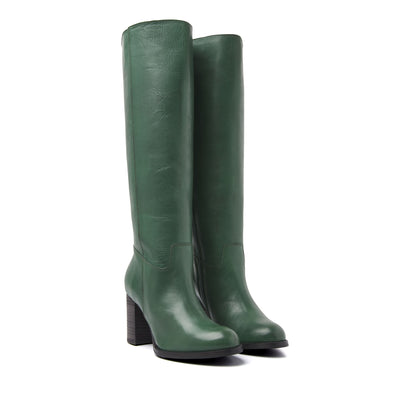 Damen Hoge Laarzen 57.306 Petrol