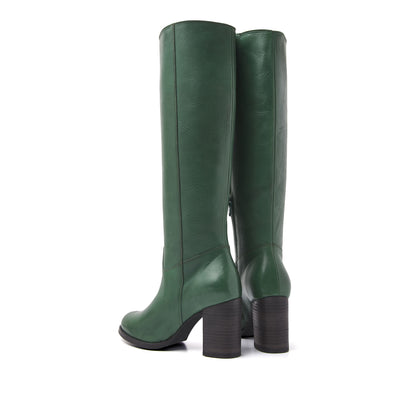 Damen Hoge Laarzen 57.306 Petrol