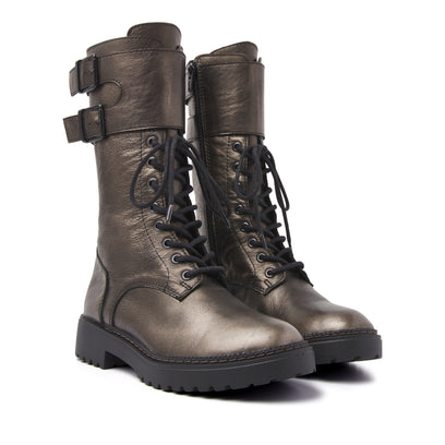 Dames Biker Boots 67.032 Bronze