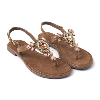 Dames Sandalen 75.357 Taupe