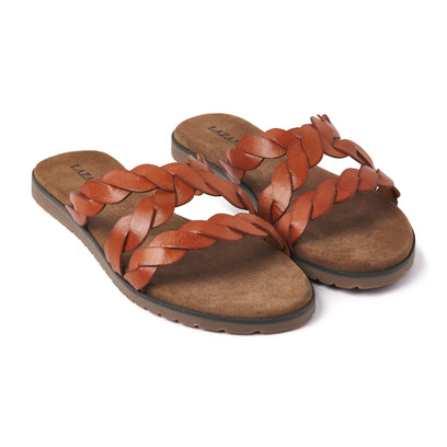 Dames Slippers 75.384 Tan