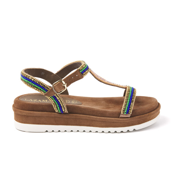 Dames Sandalen 75.417 Blue Multi Dames Sandalen 75.417 Blue Multi