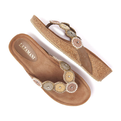 Dames Slippers 75.455 Beige