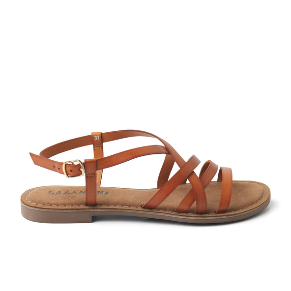 Lucy Leren Dames Sandalen Tan Dames Sandalen 75.527 Tan