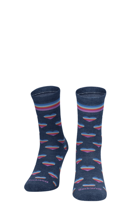 Love-A-Lot Damessokken Denim