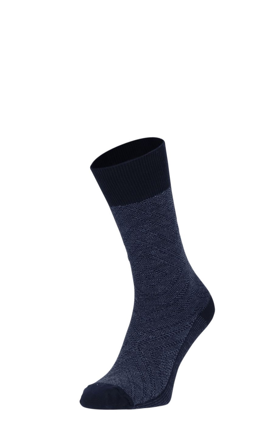 Fiber Optics Herensokken Navy