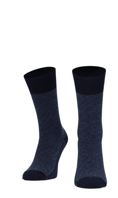 Fiber Optics Herensokken Navy