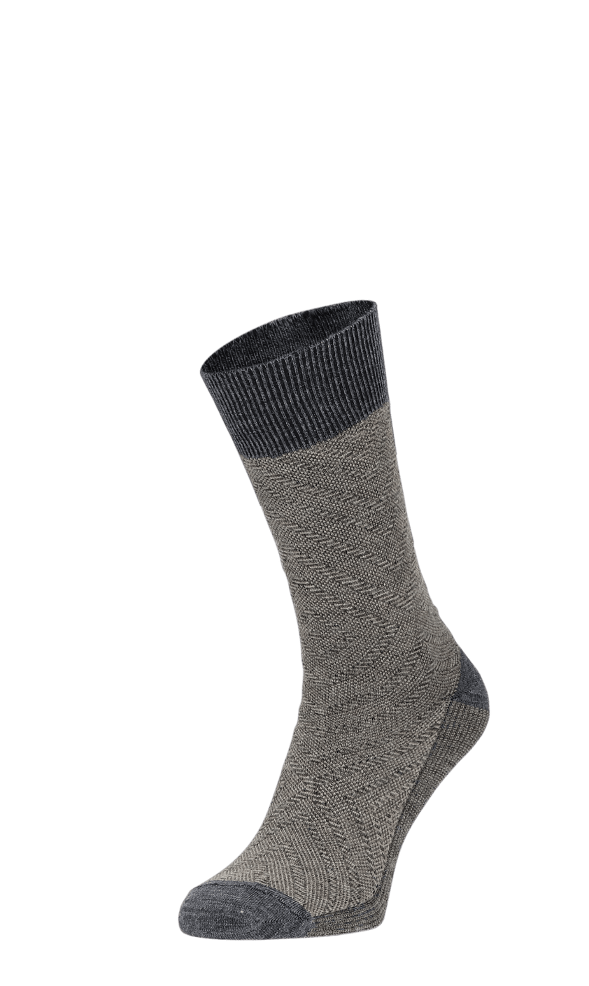 Fiber Optics Herensokken Grey