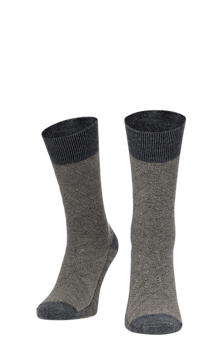 Fiber Optics Herensokken Grey