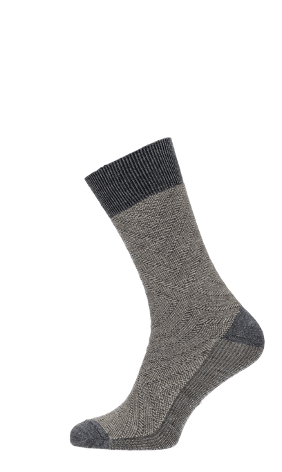 Fiber Optics Herensokken Grey