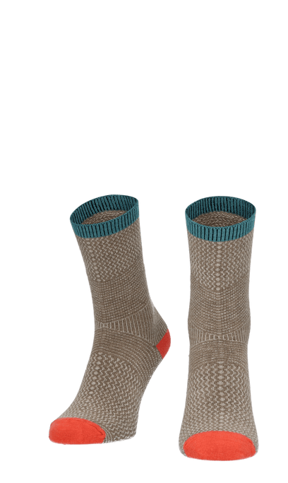 It's A Wrap Damessokken Khaki