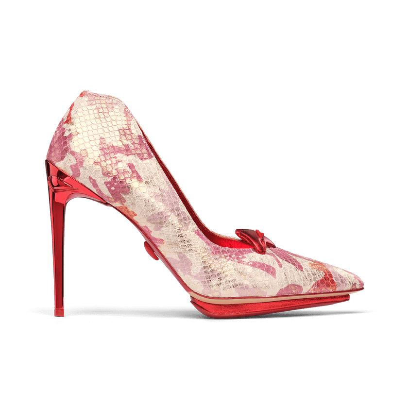 Eagle Jungle Small Lame Rosso