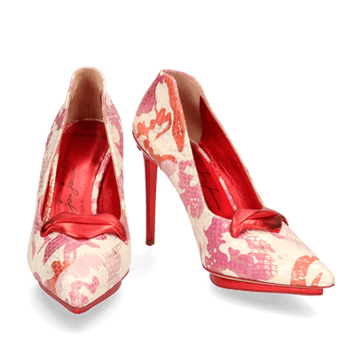 Eagle Jungle Small Lame Rosso