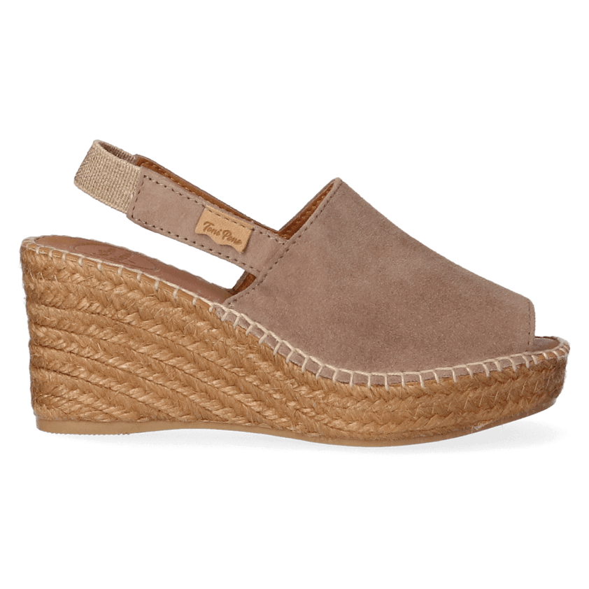 Leo-A Dames Espadrilles Taupe
