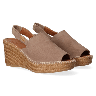 Leo-A Dames Espadrilles Taupe