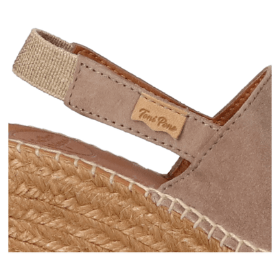 Leo-A Dames Espadrilles Taupe
