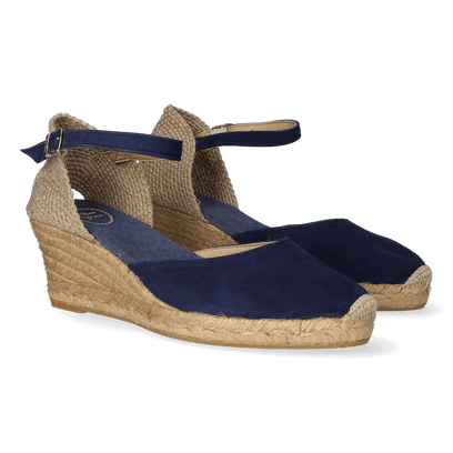 Lloret-5 Suede Dames Espadrilles Mari