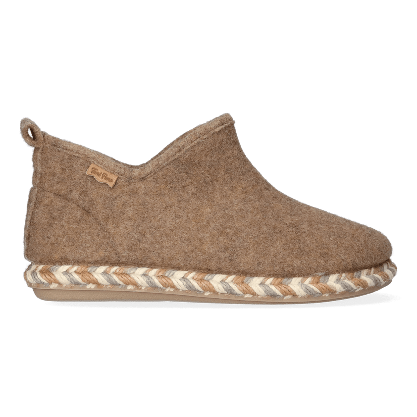 Maia-FP Dames Pantoffels Taupe