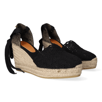 Martina Dames Espadrilles Negre