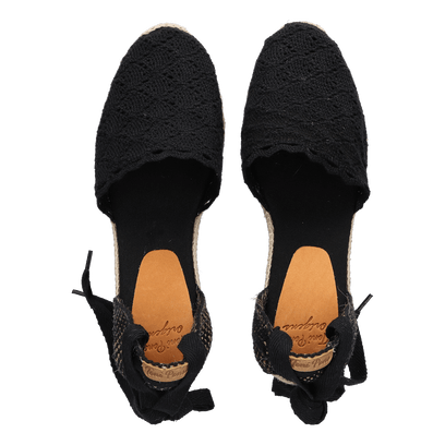 Martina Dames Espadrilles Negre