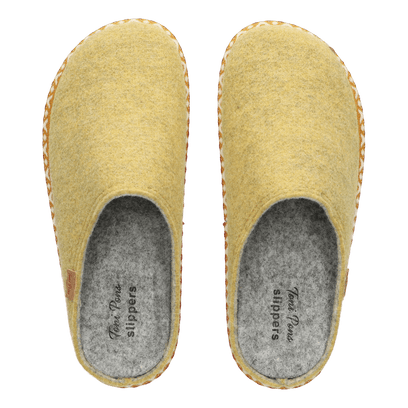 Miri-CD Dames Pantoffels Groc Double