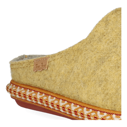 Miri-CD Dames Pantoffels Groc Double