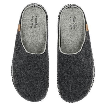 Miri-CD Dames Pantoffels Negre Double